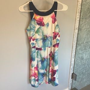 Watercolor Floral Dress